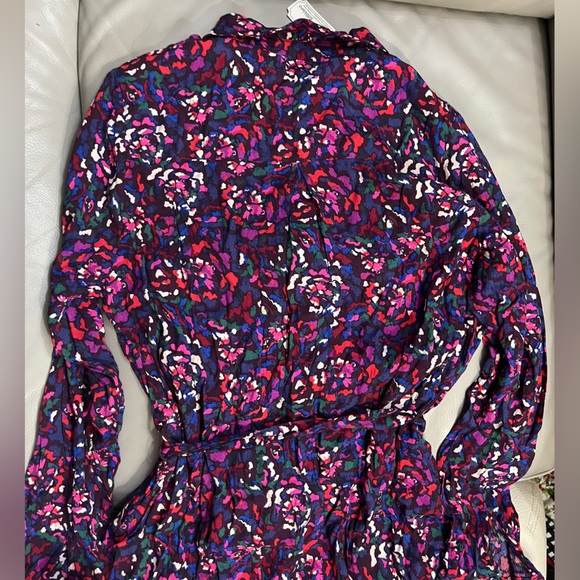 NWT - Fat Face Women's Serena Floral Print Midi Shirt Dress - US 10/L - Picture 10 of 14